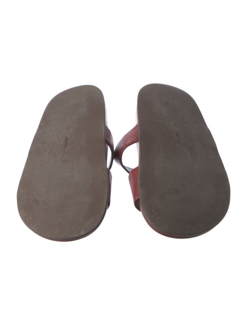 The Row Hugh Patent Leather Slides