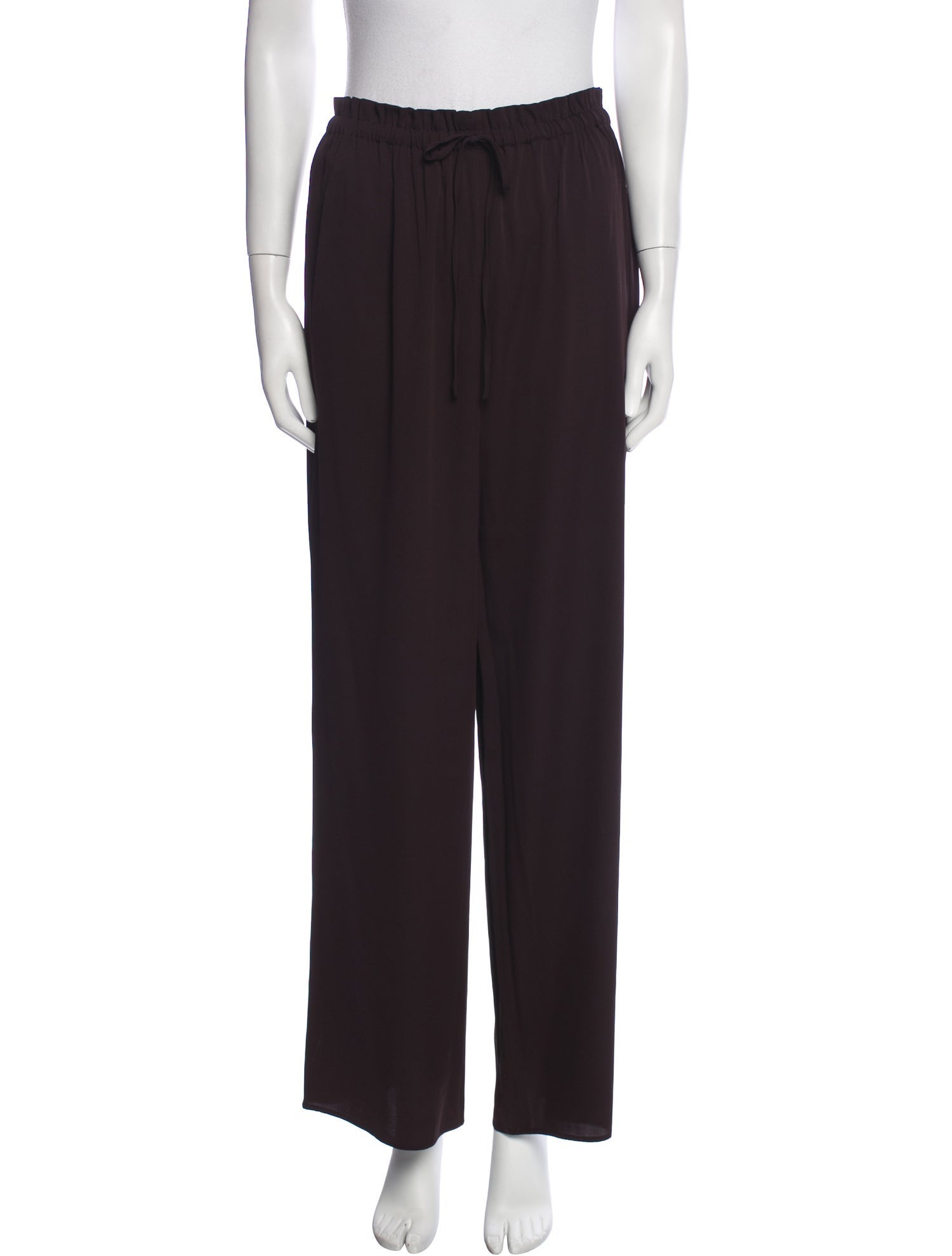 The Row Silk Wide Leg Pants