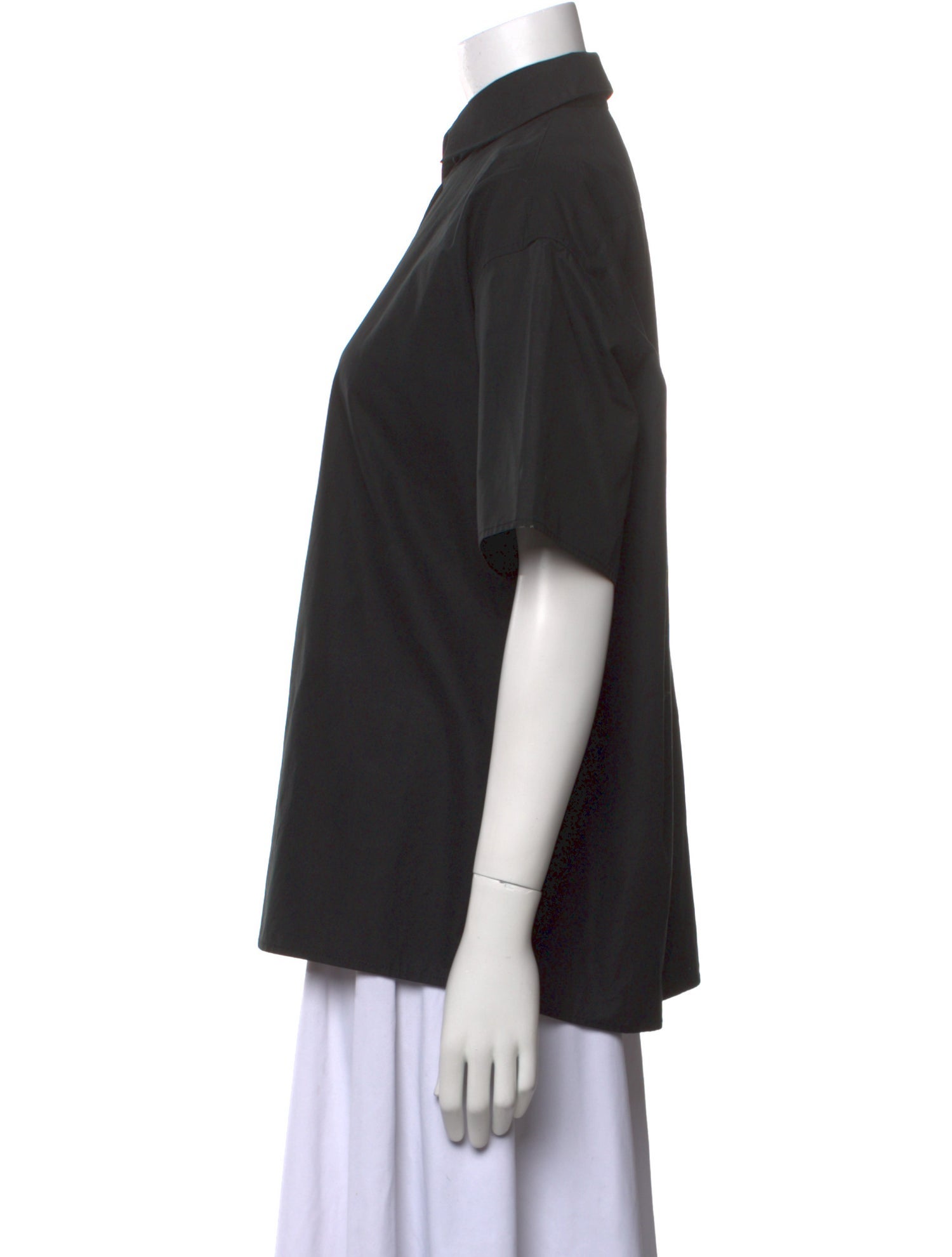 The Row Short Sleeve Button-Up Top