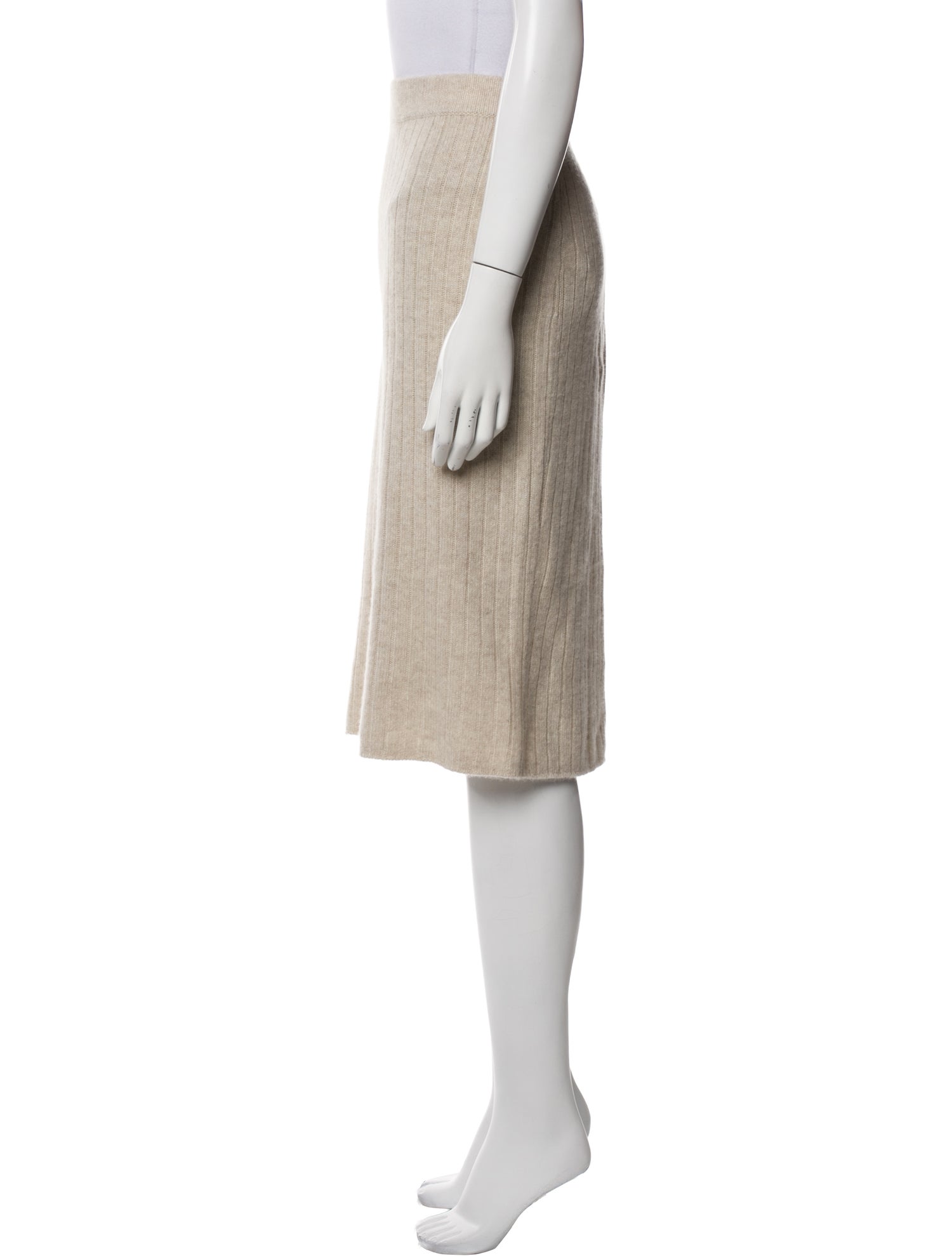 The Row Cashmere Knee-Length Skirt
