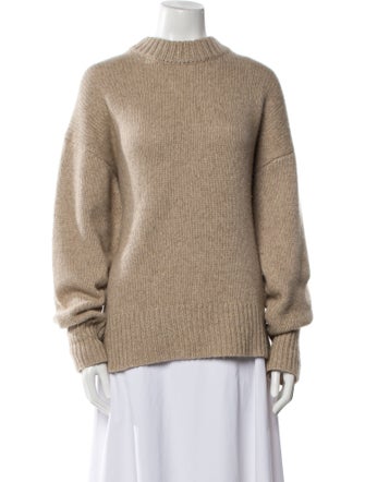 The Row Cashmere Mock Neck Sweater