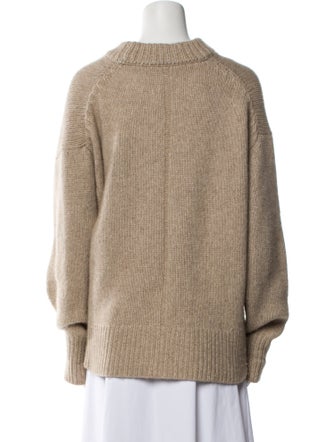 The Row Cashmere Mock Neck Sweater