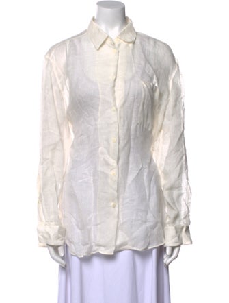 The Row 2023 Brant Button-Up Top