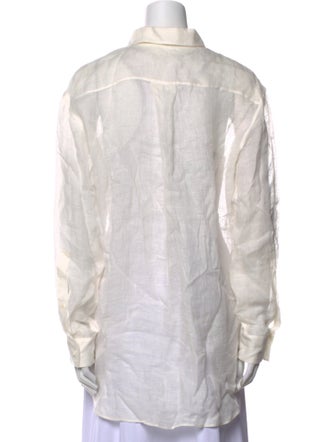 The Row 2023 Brant Button-Up Top