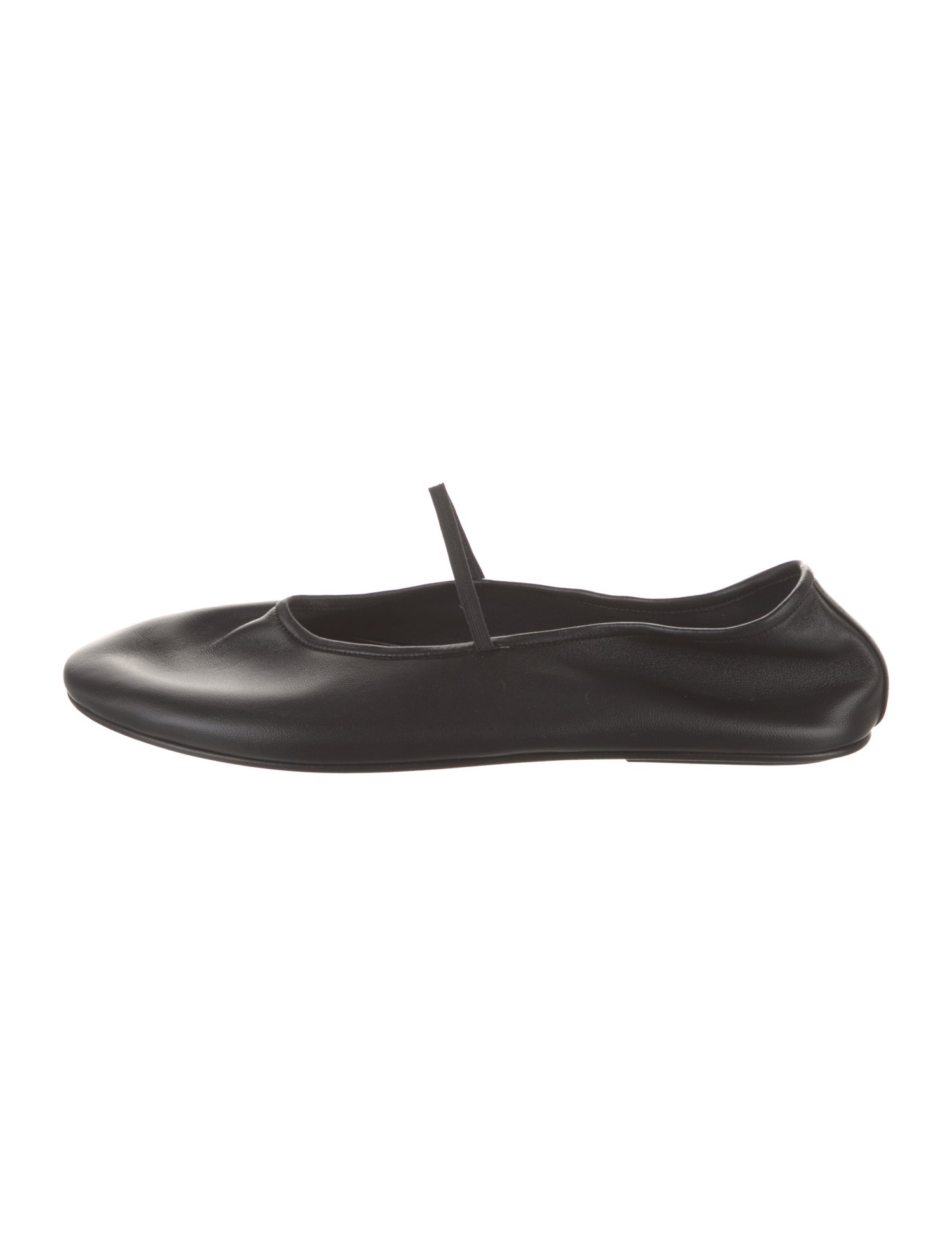 The Row Leather Ballet Flats
