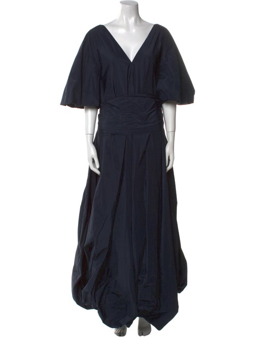 The Row V-Neck Long Dress