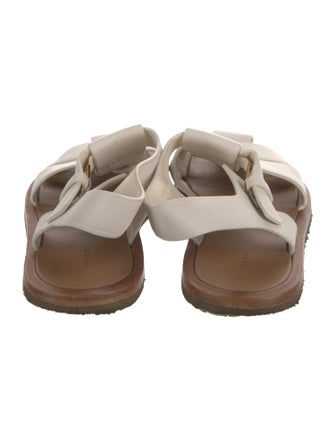 The Row Fisherman Leather Slingback Flats