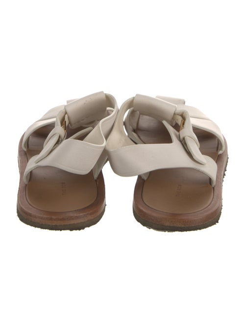 The Row Fisherman Leather Slingback Flats