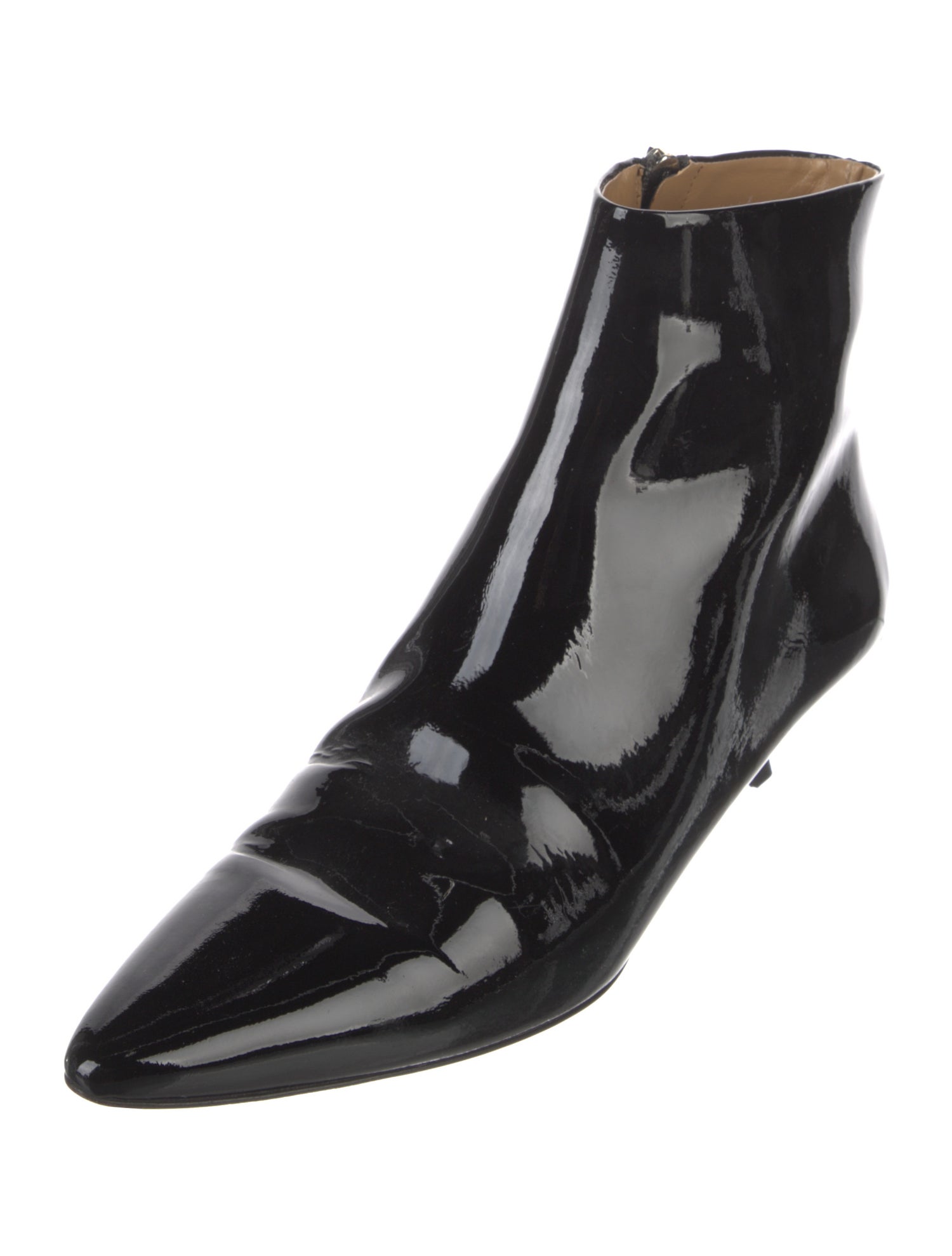 The Row Patent Leather Boots