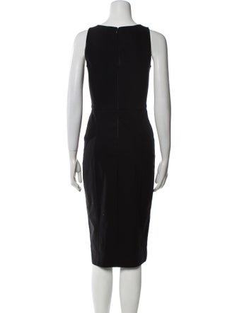 The Row Scoop Neck Midi Length Dress