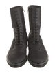 The Row Distressed Accents Combat Boots
