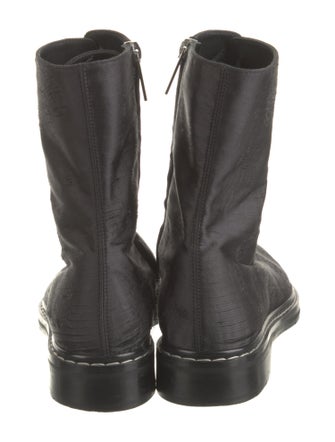 The Row Distressed Accents Combat Boots