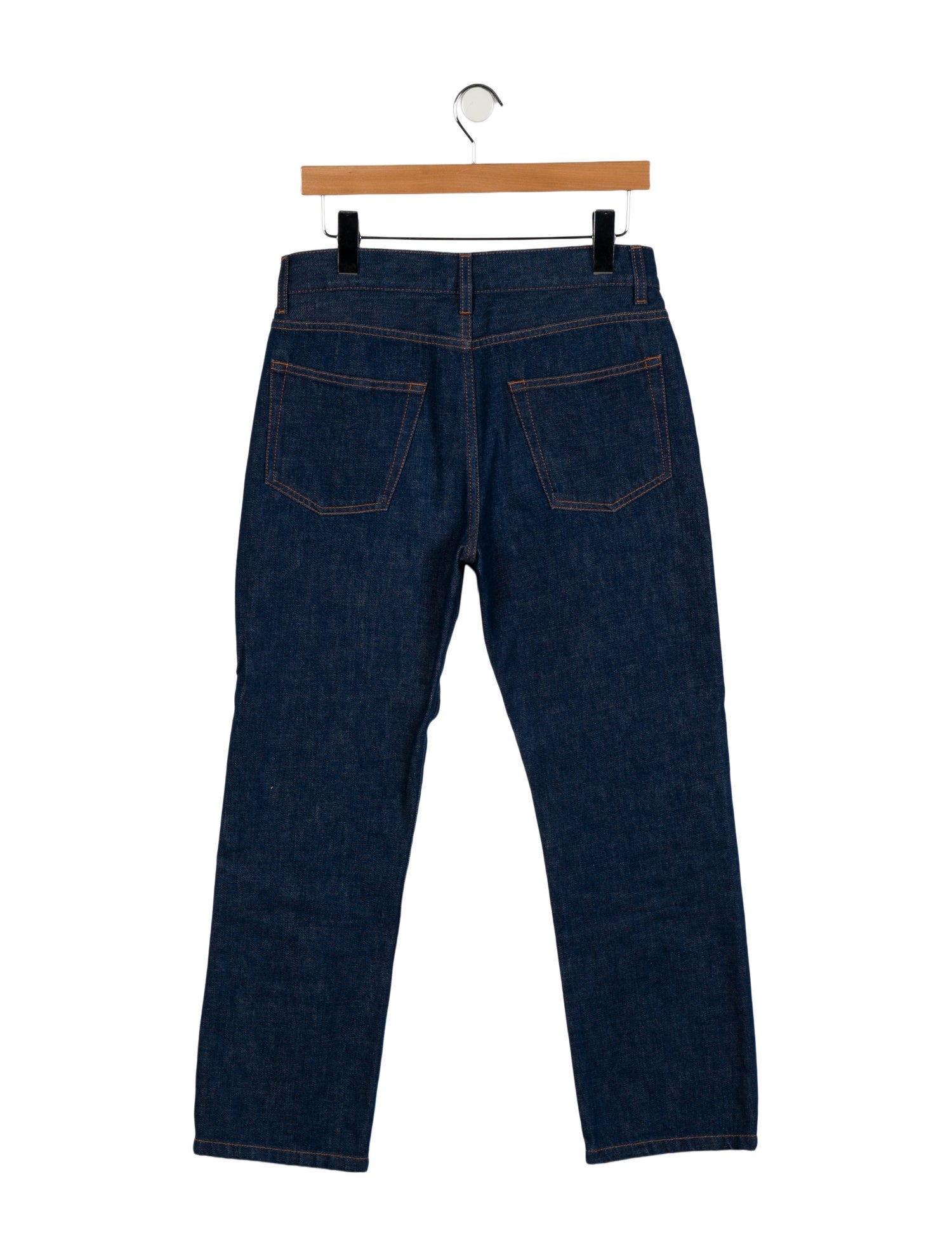 The Row Mid-Rise Straight Leg Jeans