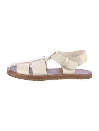 The Row Fisherman Leather Gladiator Sandals