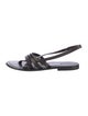 The Row Line Leather Slingback Sandals