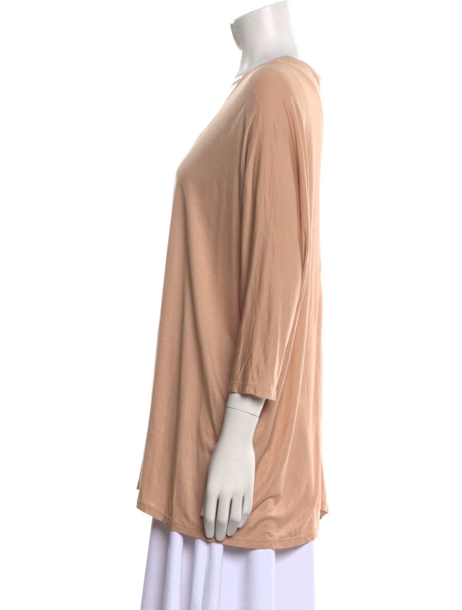 The Row Quarter Sleeve Scoop Neck T-Shirt