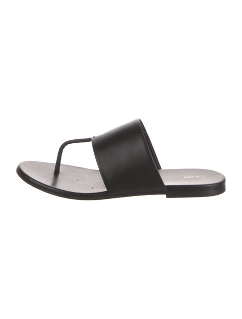 The Row Leather Slides