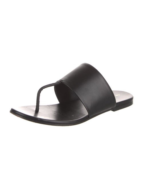 The Row Leather Slides