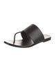The Row Leather Slides