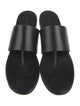 The Row Leather Slides
