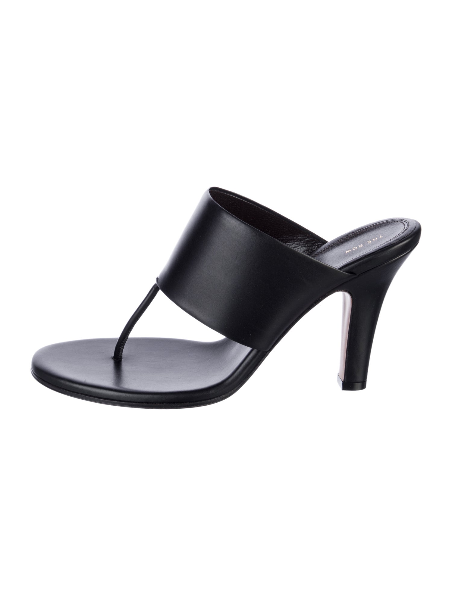 The Row Signum Leather Slides