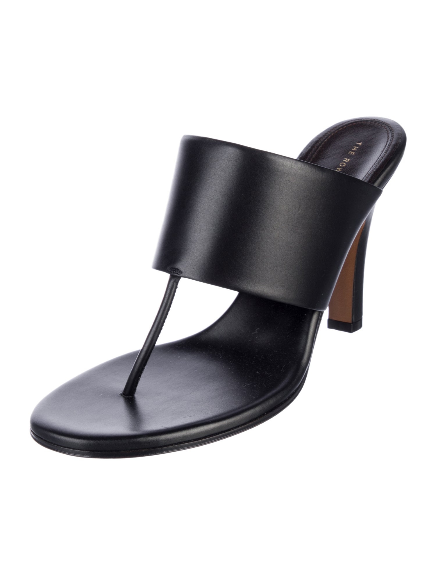 The Row Signum Leather Slides
