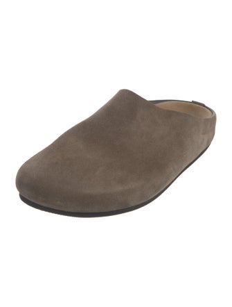 The Row Suede Mules