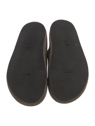 The Row Suede Mules