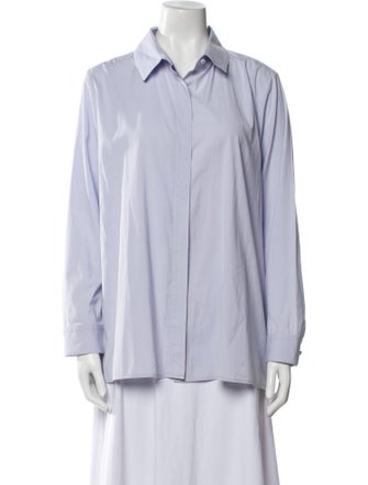 The Row Long Sleeve Button-Up Top