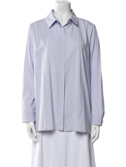 The Row Long Sleeve Button-Up Top
