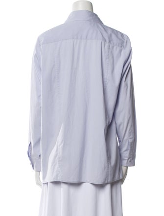The Row Long Sleeve Button-Up Top