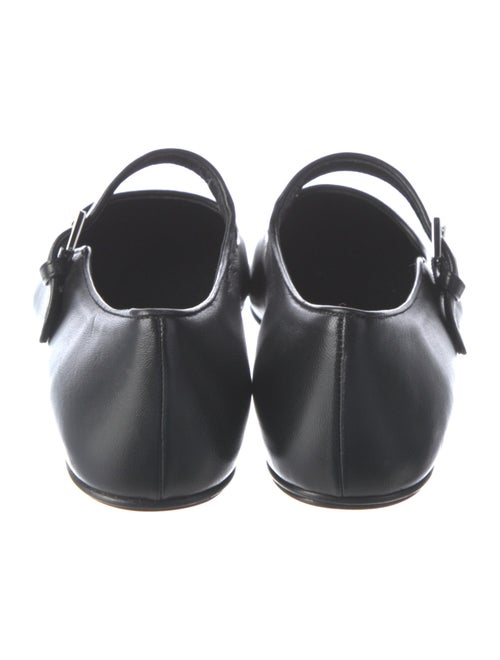 The Row Ava Leather Mary Jane Flats