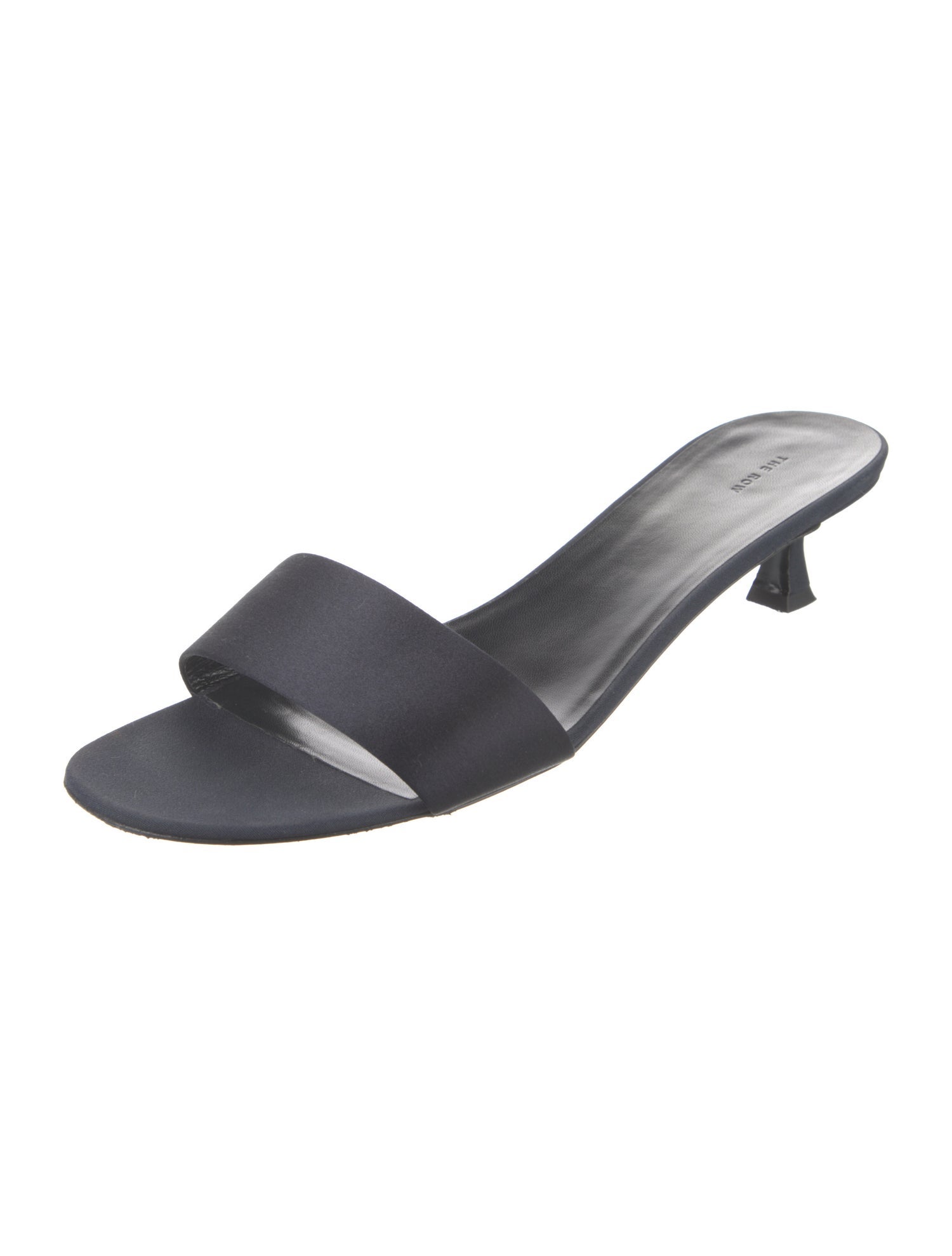 The Row Combo Satin Slides