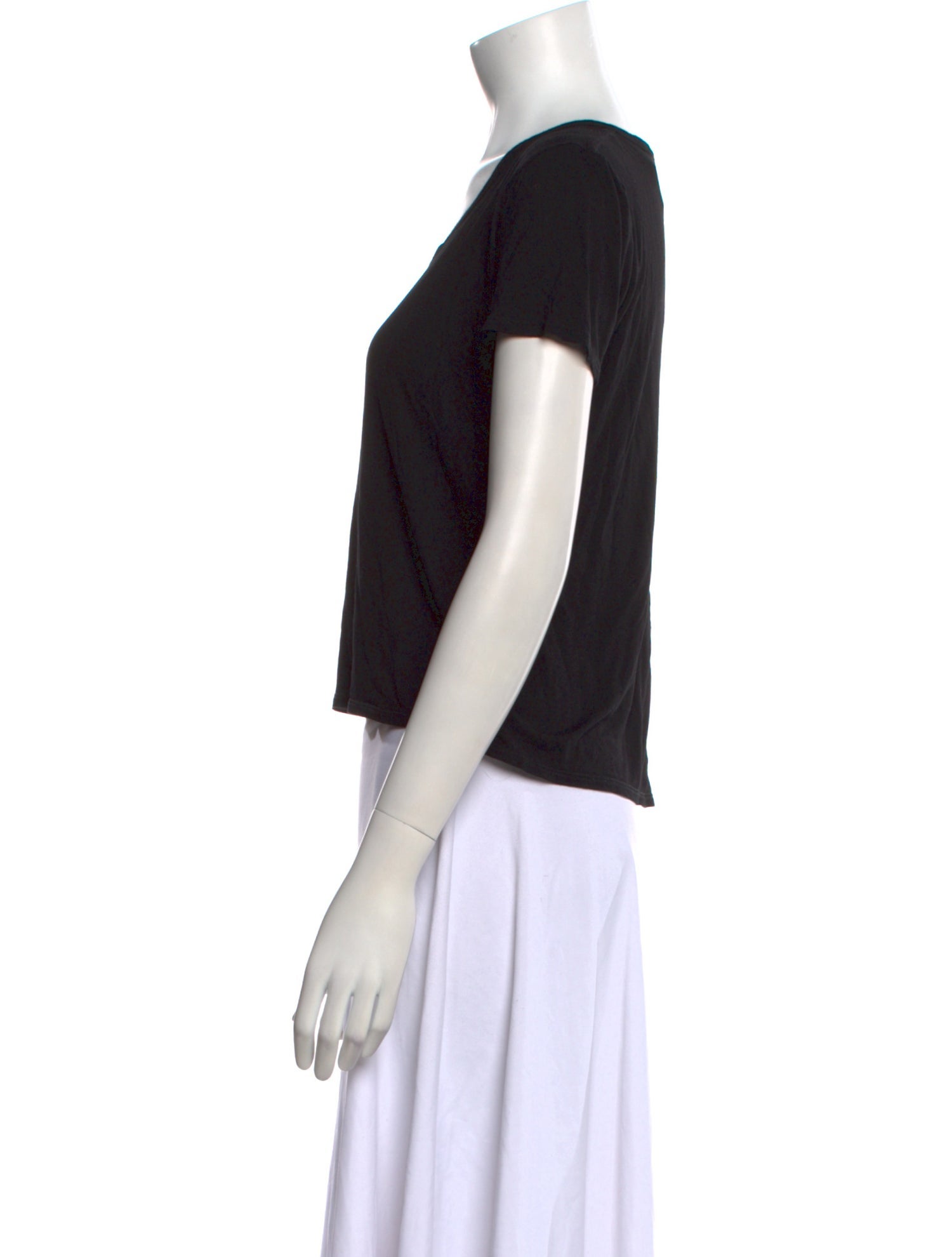 The Row Scoop Neck Short Sleeve T-Shirt