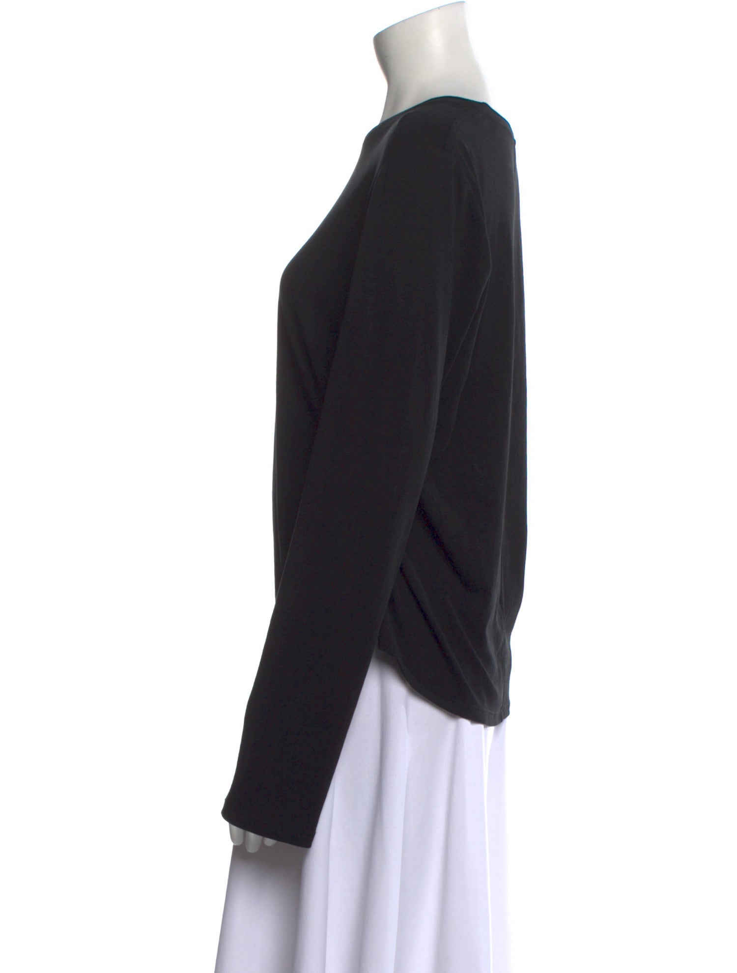 The Row Bateau Neckline Long Sleeve Sweatshirt