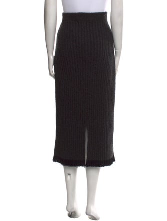 The Row Raw-Edge Trim Midi Length Skirt