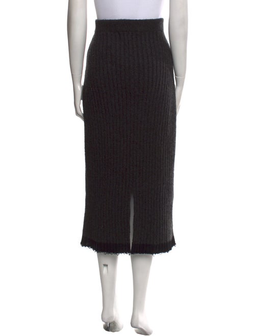 The Row Raw-Edge Trim Midi Length Skirt