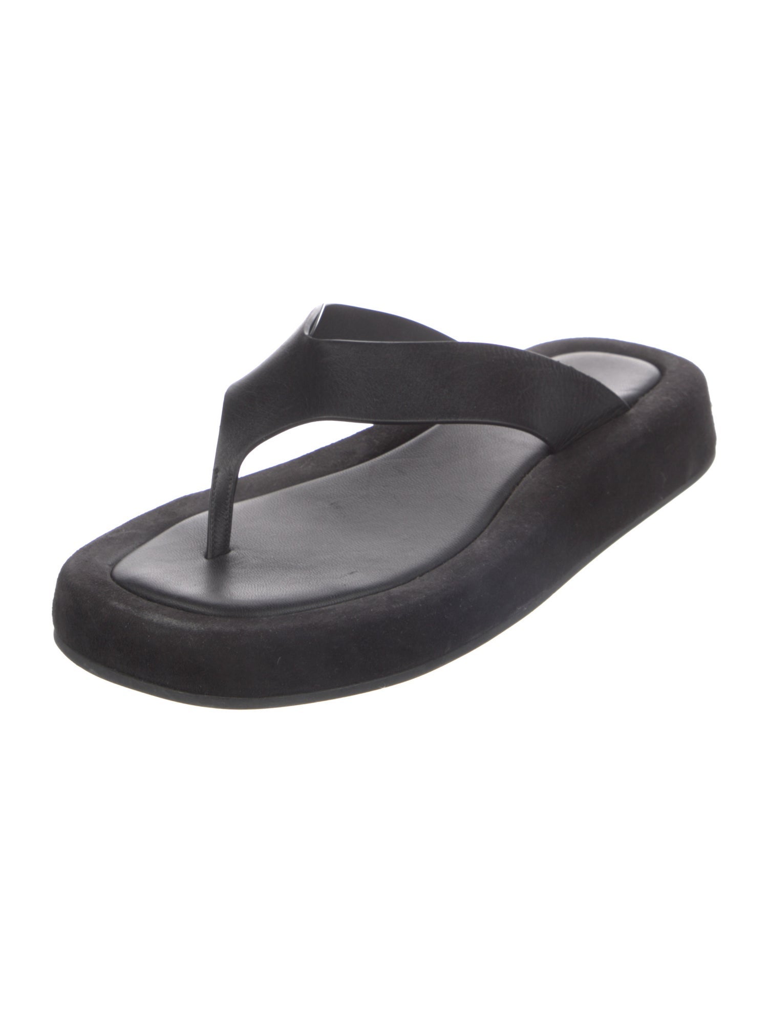 The Row Ginza Leather Slides