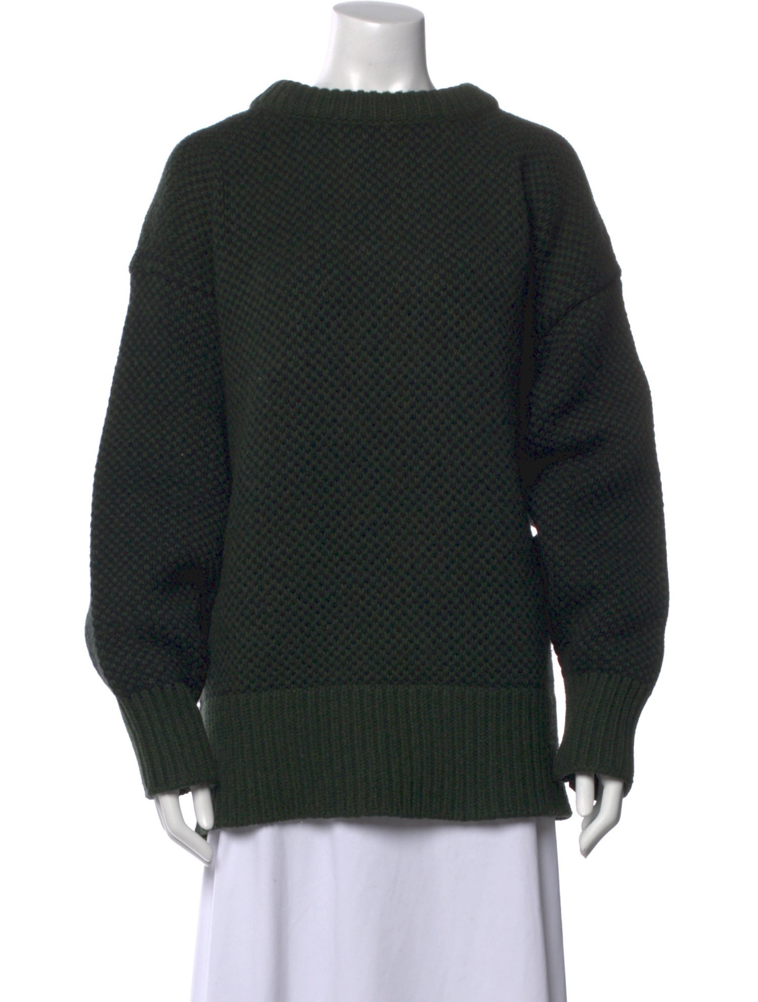 The Row Merino Wool Crew Neck Sweater