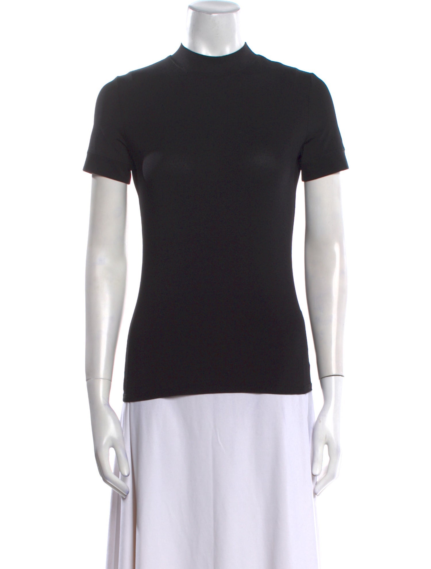 The Row Mock Neck Short Sleeve T-Shirt