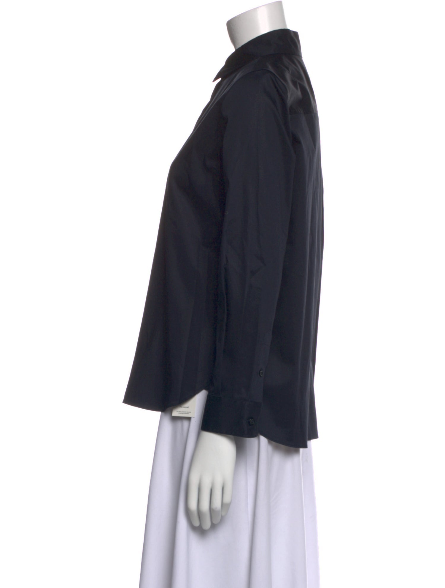 The Row Nolta Long Sleeve Button-Up Top