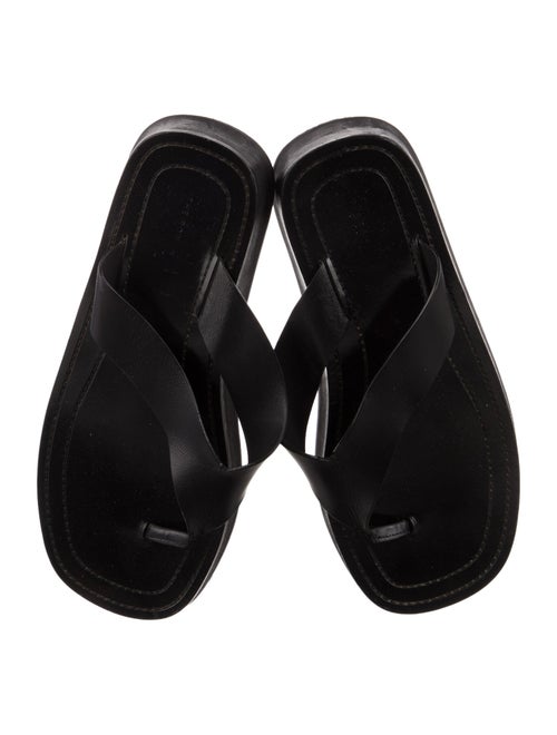 The Row Ginza Leather Slides