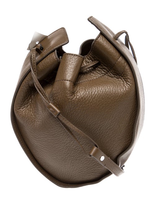 The Row Leather Drawstring
