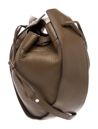 The Row Leather Drawstring
