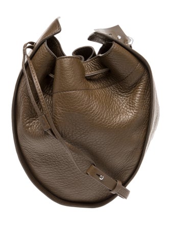 The Row Leather Drawstring