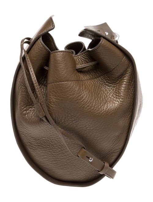 The Row Leather Drawstring