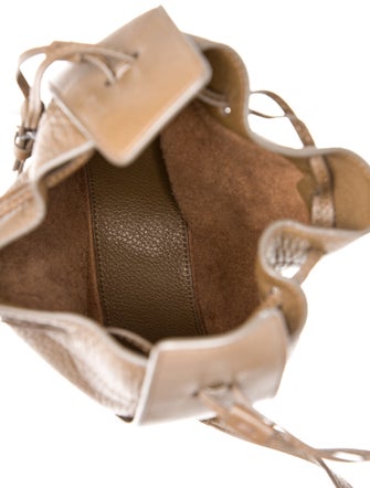 The Row Leather Drawstring