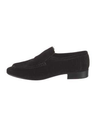The Row New Soft Suede Loafers