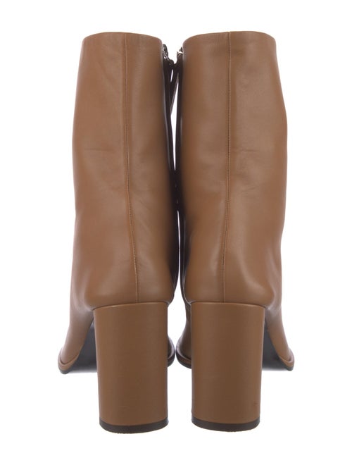 The Row Teatime Zip Leather Sock Boots