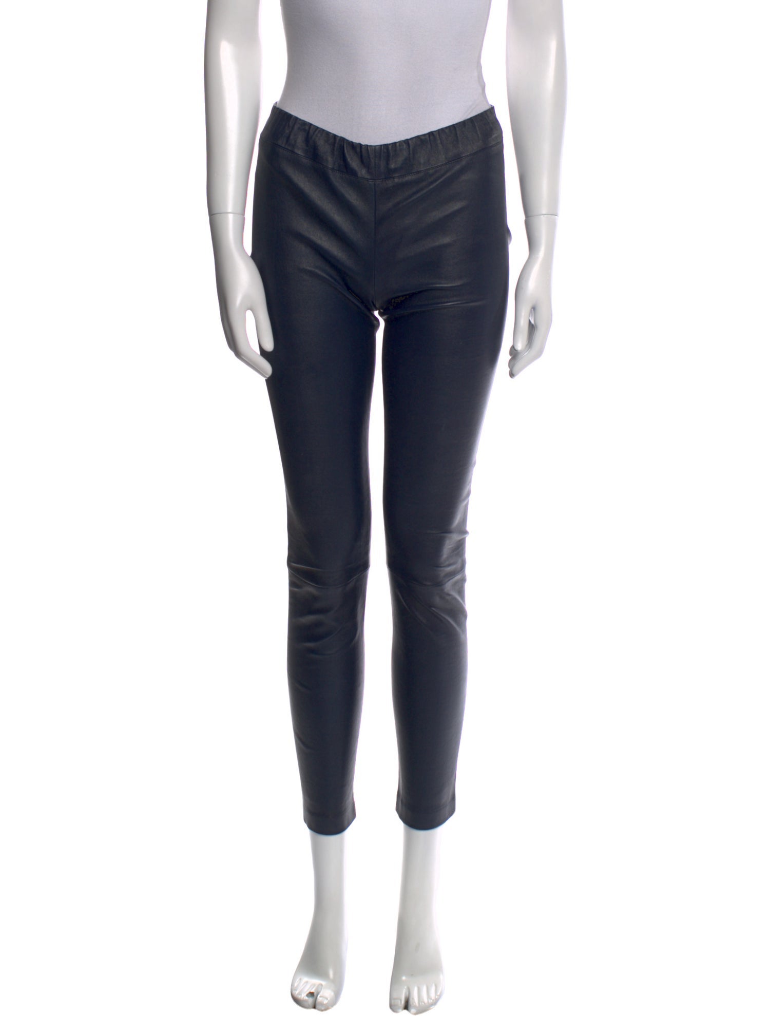 The Row Leather Skinny Leg Pants